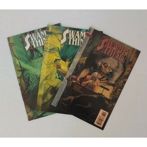 DC Comics Swamp Thing Issues #135-137 Vintage Comic Book Lot 1993 Vertigo Lot - Picture 3 of 9